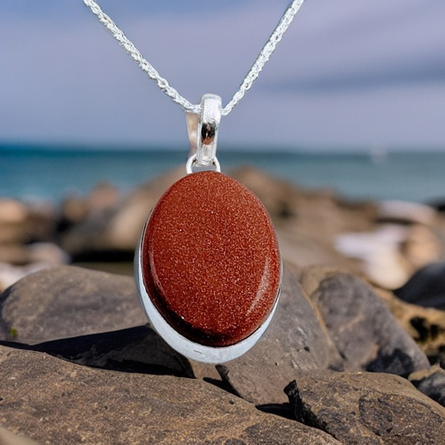 Goldstone Necklace
