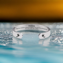 Load image into Gallery viewer, Hidden Inspirational Bracelet - Phoenix