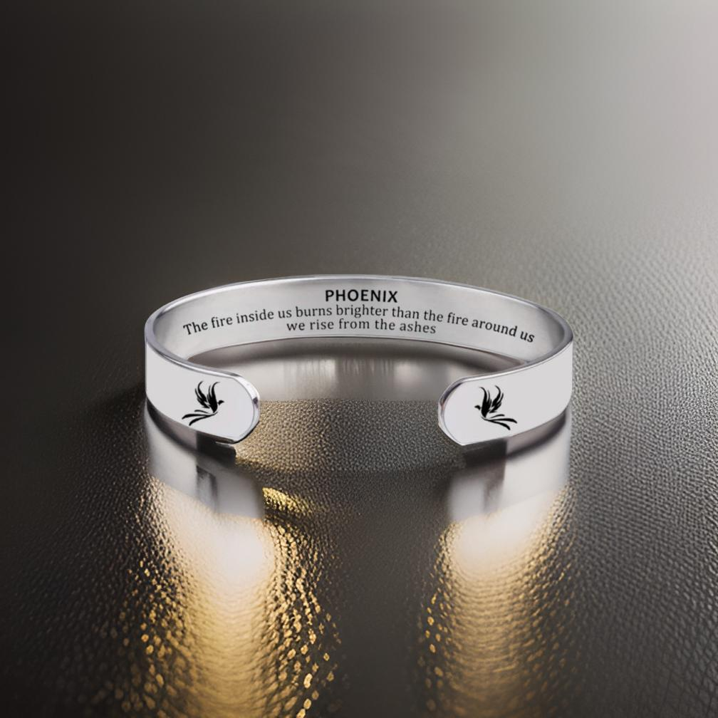 Hidden Inspirational Bracelet - Phoenix