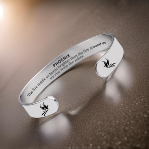 Hidden Inspirational Bracelet - Phoenix