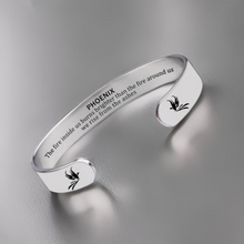 Load image into Gallery viewer, Hidden Inspirational Bracelet - Phoenix