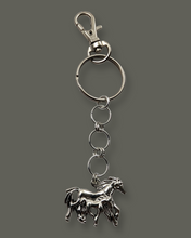 Load image into Gallery viewer, Keychain - Mother &amp; Baby horse