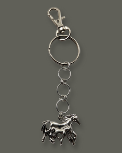 Keychain - Mother & Baby horse