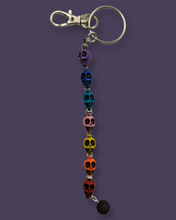 Load image into Gallery viewer, Keychain - Chakra - Skulls - Echo of a Stone