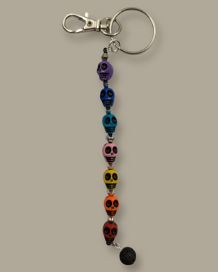 Keychain - Chakra - Skulls