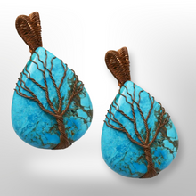 Load image into Gallery viewer, Copper wrapped Tree of life - Pendant