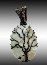 Load image into Gallery viewer, Tree of life, Copper wrapped, Moonstone, Pendant