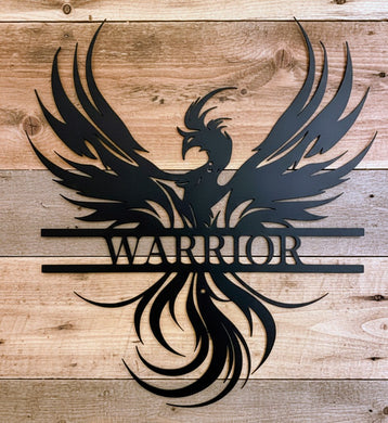 The Ashborn Aegis - Phoenix - Metal Art
