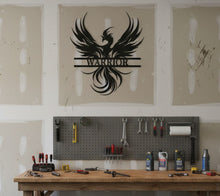 Load image into Gallery viewer, The Ashborn Aegis - Phoenix - Metal Art