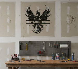 The Ashborn Aegis - Phoenix - Metal Art