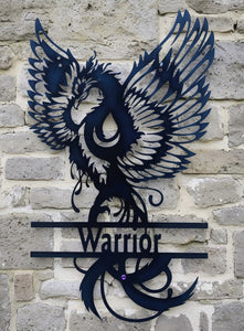 A beacon of Resilience - Phoenix - Warrior - Metal Art