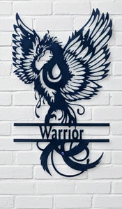 A beacon of Resilience - Phoenix - Warrior - Metal Art
