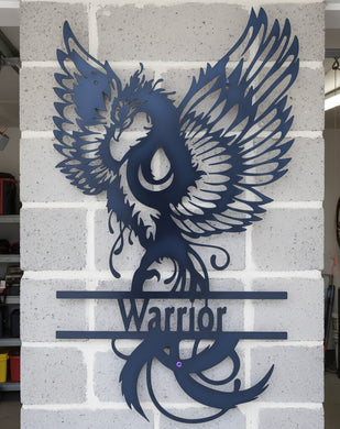 A beacon of Resilience - Phoenix - Warrior - Metal Art