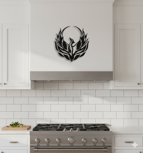 Ashen Rebirth - Phoenix - Metal Art