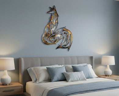 Forest Guardian - Fox - Metal wall Art