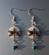 Load image into Gallery viewer, Dragonfly - Angel&#39;s Whisper - Earrings