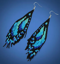 Load image into Gallery viewer, Blue Morpho - Earrings