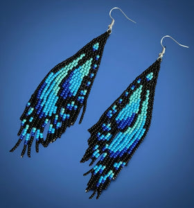 Blue Morpho - Earrings
