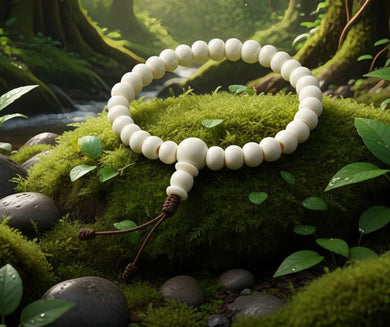 Tibetan Yak Bone Mala - Bracelet - Nepal