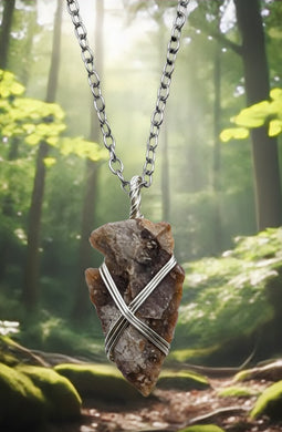 The Earth's Embrace - Arrowhead - Necklace