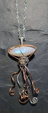 Load image into Gallery viewer, Celestine Moonstone -  Jellyfish - Necklace