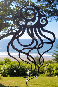The Ethereal Navigator - Jellyfish - Metal Art - Sun catcher