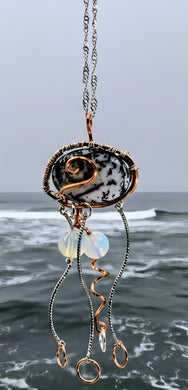 The Ocean's Whisper - Jellyfish - Necklace