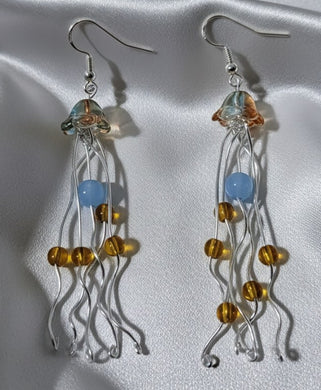 The Wanderer's Embrace - Jellyfish - Earrings