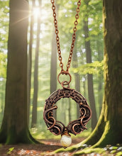 Load image into Gallery viewer, The Pathmaker - Copper - Moonstone - Necklace