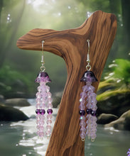 Load image into Gallery viewer, Whimsical Tentacles  - Jellyfish - beaded, Earrings