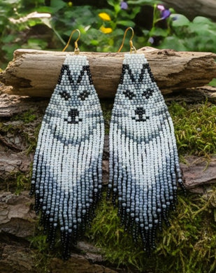 Whispers of the Wild - Wolf - Earrings