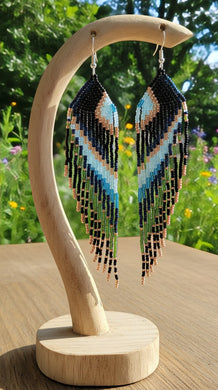 Oceanic Horizon - Beaded - Earrings