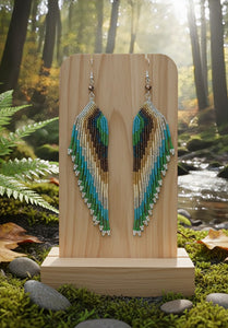 Desert Sunset - Beaded - Earrings