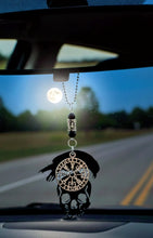 Load image into Gallery viewer, The Wanderer&#39;s Amulet - Viking Compass - Skull - Raven - Rear view mirror Hanger