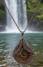 Load image into Gallery viewer, Ancient Embrace - Ammolite - Necklace