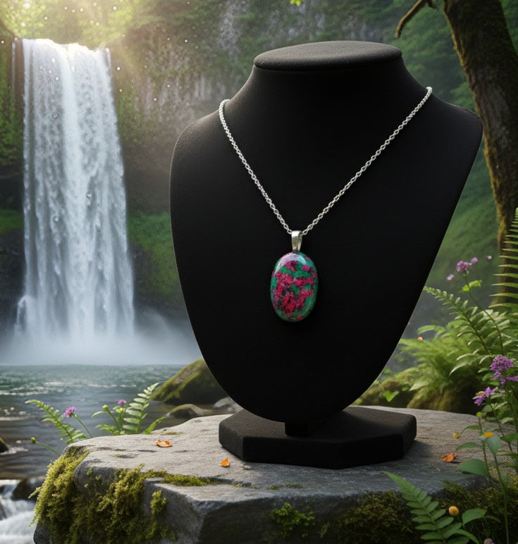 The Balance - Ruby in zoisite - Necklace