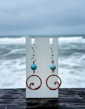 Load image into Gallery viewer, The Siren&#39;s Call - Larimar - Earrings