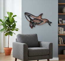Load image into Gallery viewer, Orca  - The Spirit of the Salish Sea - Metal Art