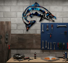 Load image into Gallery viewer, The Ascent - Salmon - Metal wall art