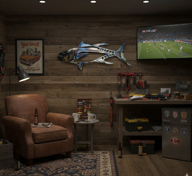 The Pursuit - Tuna - Metal Art