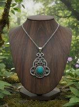 Load image into Gallery viewer, The Traveler&#39;s Aegis - Tibetan Turquoise - Necklace