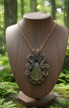 Load image into Gallery viewer, Flame and Shadow - Gold sheen obsidian - Necklace
