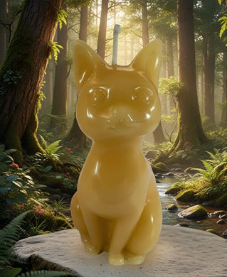 The Little Bee-Puss -Kitty - Candle