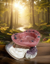 Load image into Gallery viewer, A Tides-and-Twilight Altar: Heart Resin Candle Holder