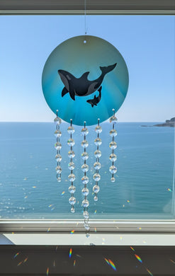 Salish Sea Lullaby-  Orca - Sun Catcher