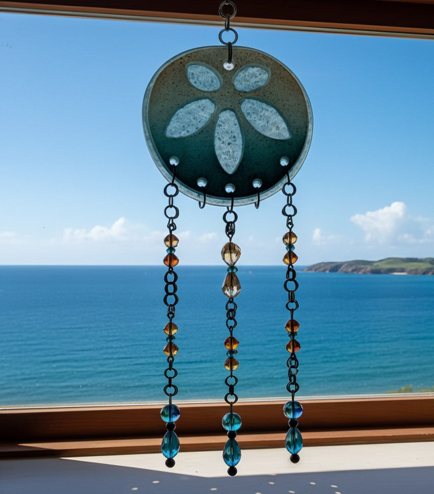 Recycled Echo - Sand Dollar - Sun Catcher