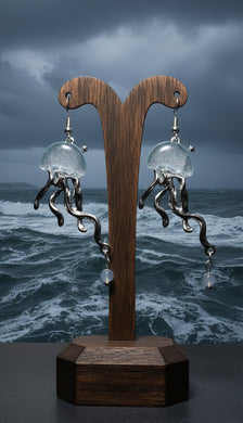 Stone of the Sky-Sea - Jellyfish - Earrings