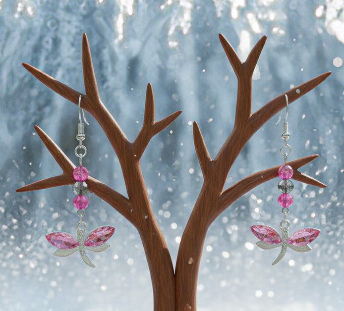 A whisper of the divine- Dragonfly - Earrings