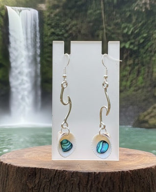 Whispers of the Pacific- Earrings - Abalone shell