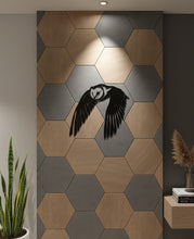 Load image into Gallery viewer, The Silent Seeker - Owl in flight - Metal Art